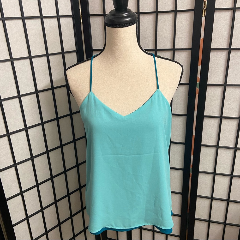 🔴 Express Reversible Barcelona Cami 🩵 Aqua Teal
